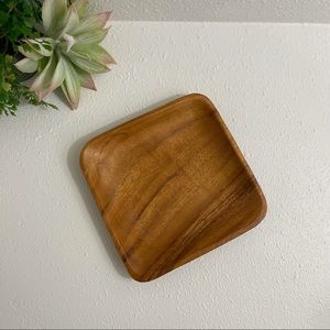 Vintage Decorative Wooden Plate